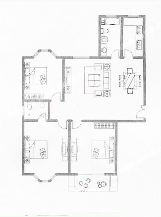 3室2廳2衛(wèi)152.5㎡