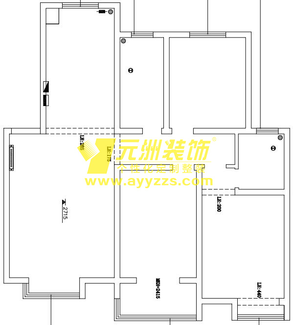 2單元1203室·140平米